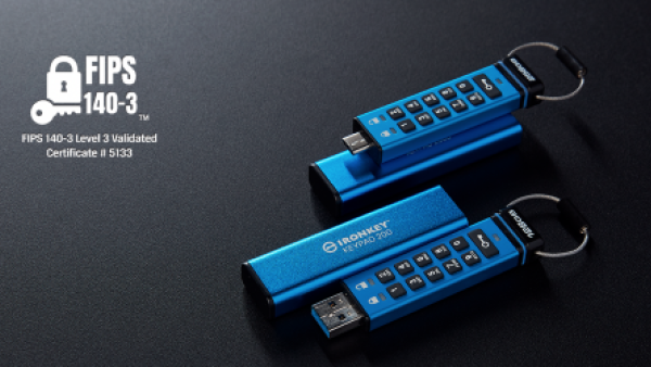 Kingston IronKey Keypad 200 Series Achieves NIST’s FIPS 140-3 Level 3 Certification 