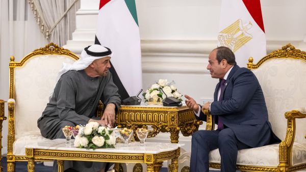 El-Sisi meets MBZ in Abu Dhabi