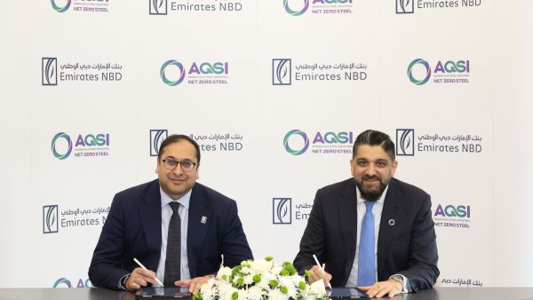 بنك الإمارات دبي الوطني يقدم تسهيلات تمويلية خضراء لـ الخليج العربي للصناعات الحديدية
