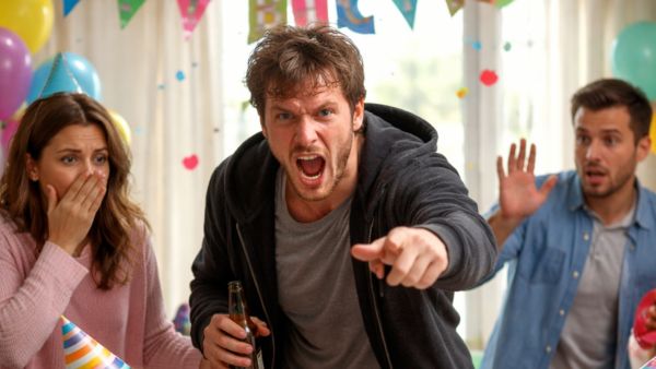 رجل حظر حفلة عيد ميلاد ابن اخيه وهو متعاطي فكانت النتيجة صادمة