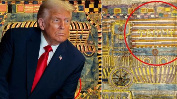 رسومات قديمة باسم ترامب تعيد إحياء نظريات السفر عبر الزمن