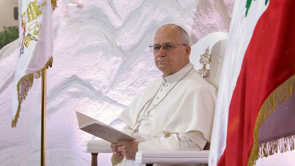 بيروت، لبنان - 1 ديسمبر 2025 - زيارة البابا ليو الرابع عشر إلى لبنان.