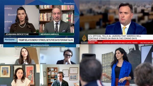 How Georgetown Qatar Scholars Became Key Voices Explaining the U.S.–Israel War on Iran