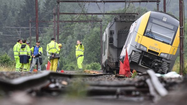 Several killed as train collides with school minibus in Belgium 