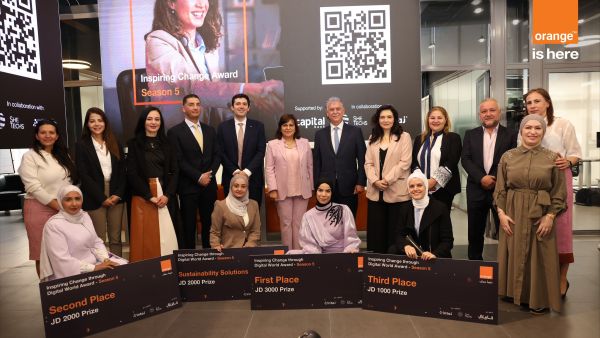 Orange Jordan Announces “Inspiring Change” Award Women Entrepreneur Winners