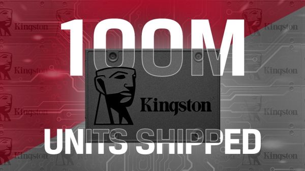 Kingston marks Major Milestone with 100 Million A400 SATA SSDs Shipped Globally