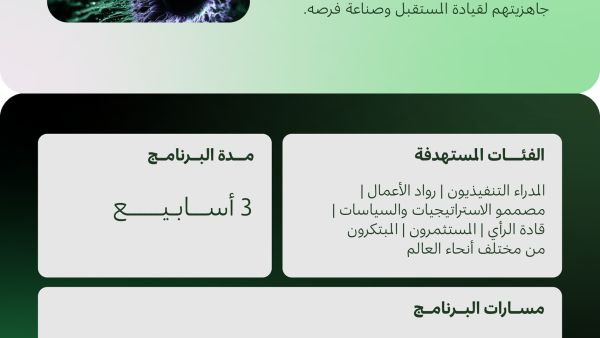 مؤسسة دبي للمستقبل تعلن فتح باب التسجيل بالدورة الثالثة من "برنامج استشعار المستقبل"