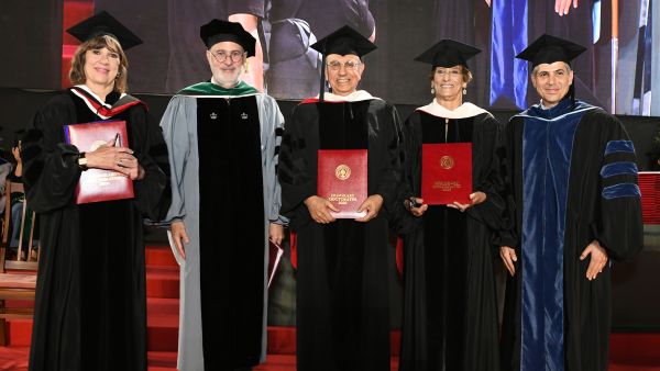 AUB Celebrates 756 Graduate and Medical Scholars and Confers Honorary Degrees on Three Luminaries