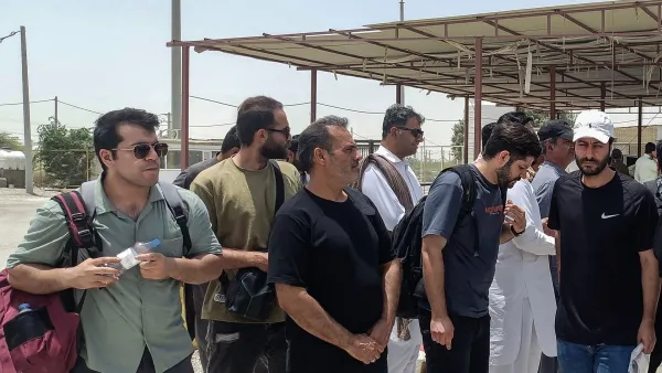 US transfers 22 Iranian crew members from seized tanker to Pakistan for repatriation