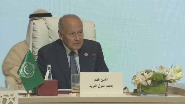 أحمد أبو الغيط خلال اجتماع مجلس جامعة الدول العربية على المستوى الوزاري