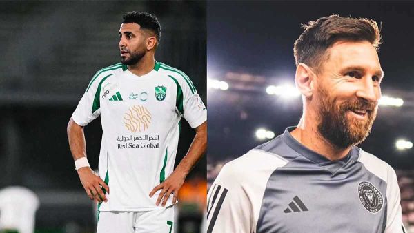 رياض محرز وميسي