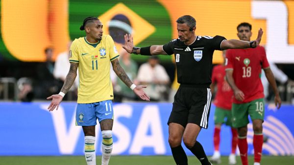 جانب من مباراة المغرب والبرازيل في كأس العالم 2026