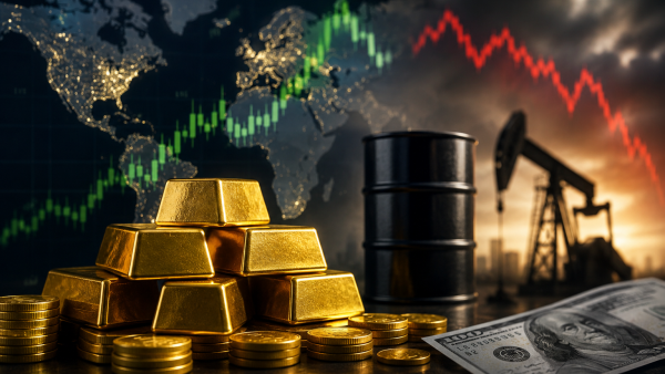 الذهب يرتفع وسط تراجع الدولار والنفط في الأسواق العالمية