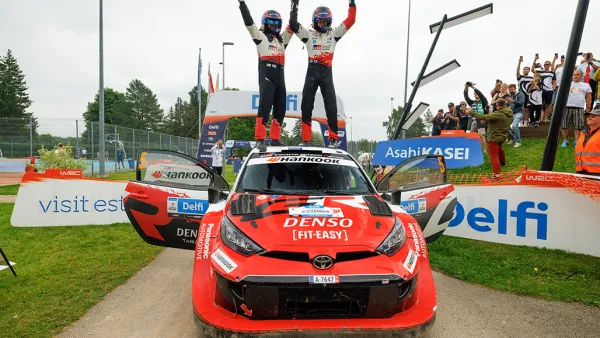 TOYOTA GAZOO Racing Claims One-Two Victory at Rally Estonia