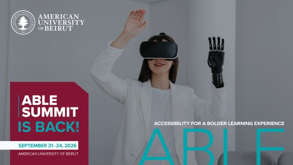 الجامعة الأميركية في بيروت تعلن عن قمة "آيبل" 2026: من التوعية إلى التنفيذ