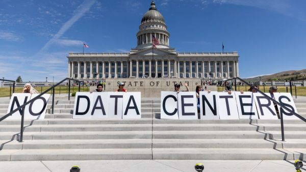 AI Data center protest in the US