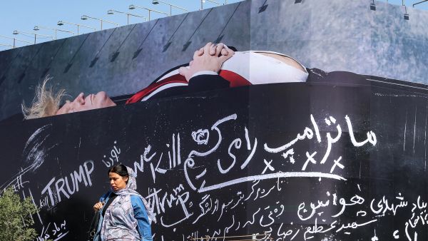 Trump and family shown in coffins in Iran