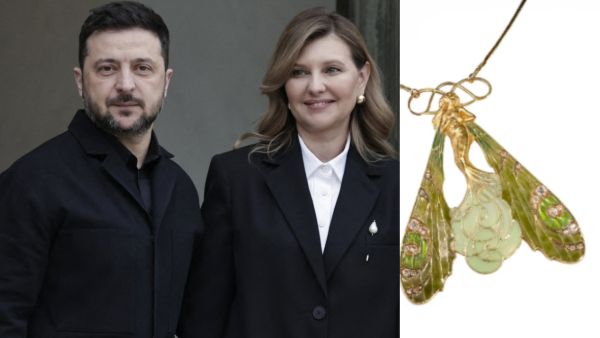 Olena Zelenska and Voloymyr 