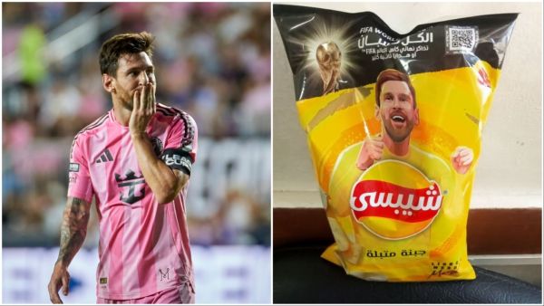 Messi on Shipsi potato chip packets