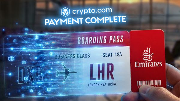 طيران الإمارات و Crypto.com تتيحان للعملاء خياراً جديداً للدفع عند حجز الرحلات