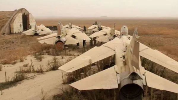 Abu Duhur military airport in Syria (AFP)