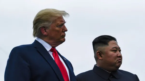 US President Donald Trump with North Korean Supreme Leader Kim Jong Un