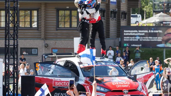 GAZOO Racing Secures 1-2-3 Finish at 75th Rally Finland