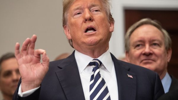 U.S. President Donald Trump speaks after signing the Economic Growth, Regulatory Relief, and Consumer Protection Act at the White House, May 24, 2018. Trump's decision to cancel a June 12 summit with North Korea's Kim Jong Un is the latest dramatic twist in relations between two leaders who traded insults before laying the groundwork for what would have been a stunning rapprochement. (Nicholas Kamm/AFP)