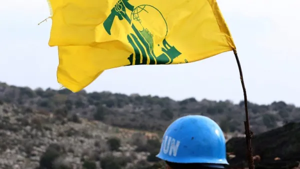 A United Nations Interim Forces in Lebanon (UNIFIL) soldier monitoring the border between Lebanon and Israel.(AFP/File)