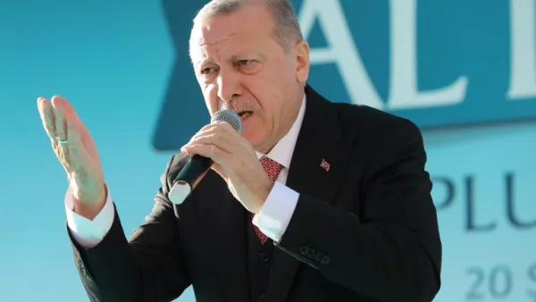 Turkish President and the leader of Turkey's ruling Justice and Development Party (AKP) Recep Tayyip Erdogan  (AFP)