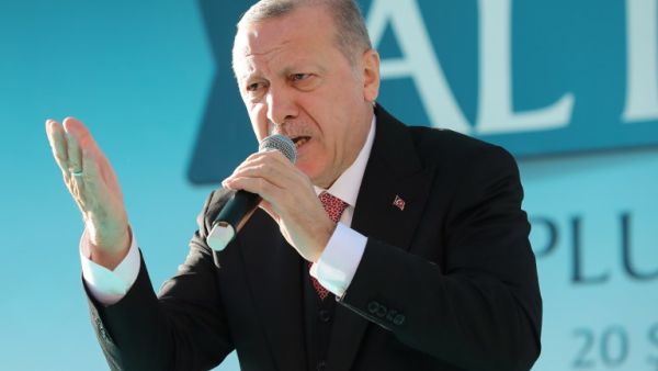 Turkish President and the leader of Turkey's ruling Justice and Development Party (AKP) Recep Tayyip Erdogan  (AFP)