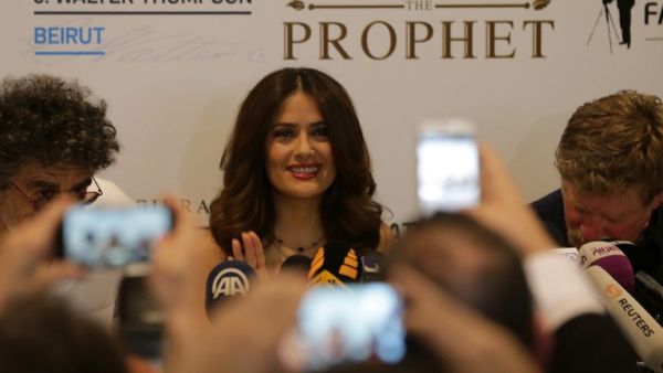 Salma said during the conference that the goal of The Prophet is to "show that the Lebanese are capable of spreading the love, peace, and culture in the world." (AFP/File)