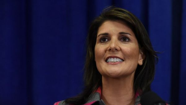United States Ambassador to the United Nations Nikki Haley (AFP)