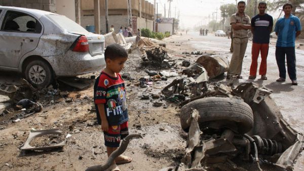 Thirty others were injured by shelling in Fallujah, according to an Iraqi official. (AFP/File)