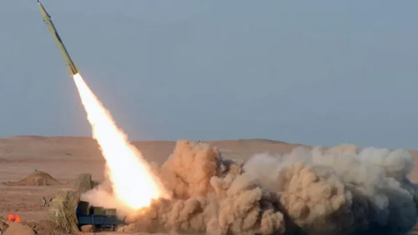 A file photo of an Iranian short-range missile. (AFP/File)