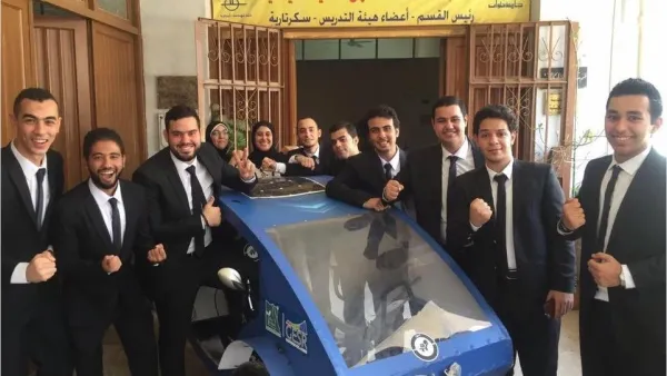 مشروع تخرج طلاب جامعة حلوان