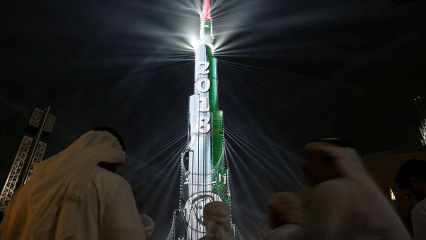 أكبر عرض صوتي وضوئي على مبنى واحد