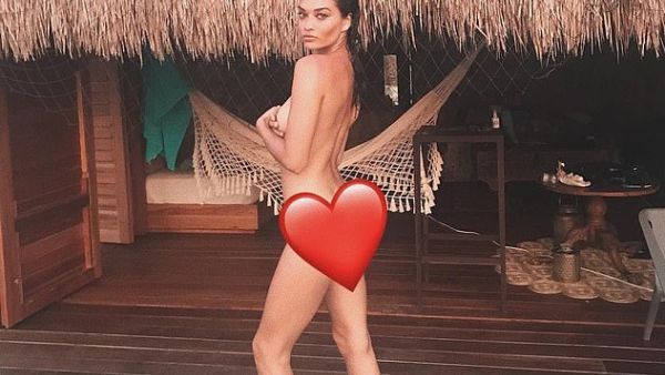 'It's not harming anybody': Victoria's Secret model Shanina Shaik, 28, (pictured) came under attack for her risqué nude to celebrate International Women's Day on Friday (Instagram)