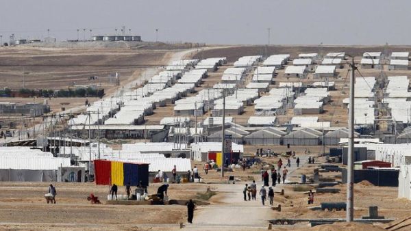 The International Labour Organisation (ILO) and UNHCR on Sunday opened the first centre for employment at the Azraq refugee camp (AFP)