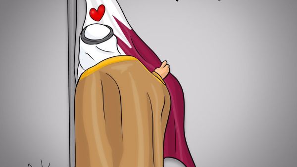 اللقطة اثارت مشاعر القطريين 