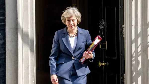 British Prime Minister Theresa May (AFP/File Photo)	
