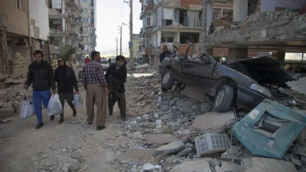 Villages and cities near the quake are suffering from widespread power outages and destruction of property (AFP)