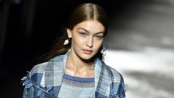 The 23-year-old model, whose father is Palestinian and mother is Dutch, made the fiery statement during a promotional appearance for Reebok. (Source: AFP)