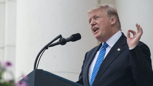 US President Donald J. Trump (AFP)