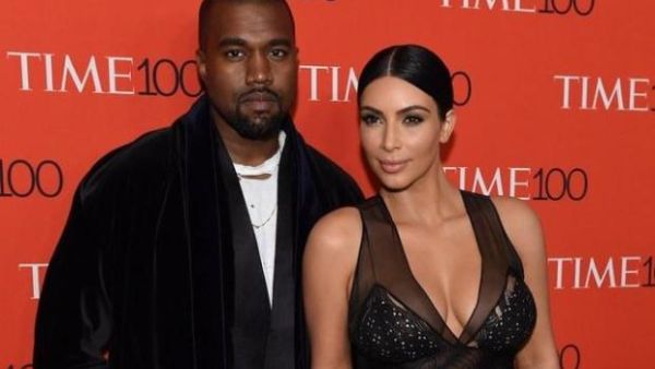 Kanye West and Kim Kardashian. (AFP/File)