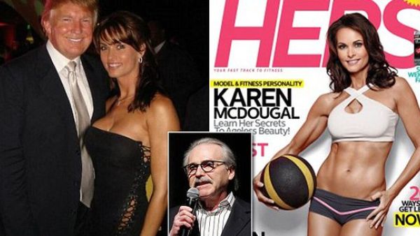 Playmate Karen McDougal on Magazine Cover (Twitter)