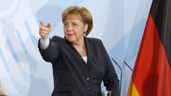 German Chancellor Angela Merkel  