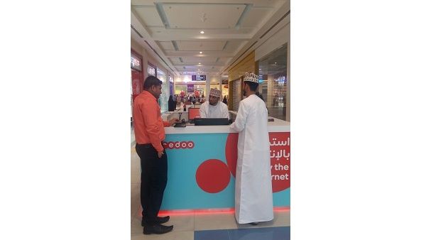 Ooredoo's new branch in Nizwa Grand Mall. 