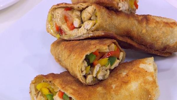 طريقة تحضير خبز إيراني بالدجاج (نصف الدنيا)