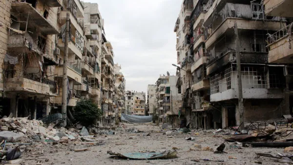 Opposition groups said Wednesday schools would shut in the midst of what they said was an intensified campaign by regime forces in Aleppo on educational and residential areas. (AFP/File)